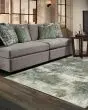 Evolution 8039e Blue/Green Area Rug