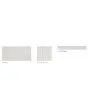 Fab-crete White Matte Porcelain Tile