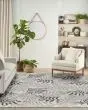 Garden Oasis GOA01 Grey Area Rug