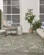 Garden Oasis GOA01 Ivory Green Area Rug