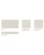 Grasscloth 2.0 Ivory Porcelain Tile