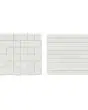 Grasscloth 2.0 White Porcelain Tile