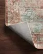 Heidi HEI-01 Terracotta/Aqua Area Rug