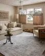 Hollis HOL-02 Pebble/Ivory Area Rug