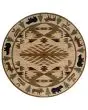 Hudson 1072a Ivory/Green Area Rug