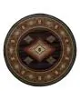 Hudson 87g Black/Green Area Rug