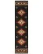 Hudson 87g Black/Green Area Rug
