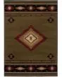 Hudson 87j Green/Red Area Rug