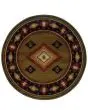 Hudson 87j Green/Red Area Rug
