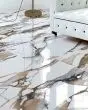 Iconic Calacatta Gold Marble Porcelain Tile