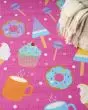 Imagination IMA19 Pink Multicolor Area Rug