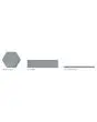 Kensington Sterling Glossy Ceramic Tile