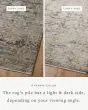 Katherine KES-02 Charcoal/Gold Area Rug