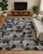 Kenner KN8 Black Area Rug
