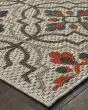 Latitude 709y Grey/Orange Area Rug