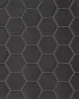 Le Cafe Black Matte Porcelain 2"x2" Hexagon Mosaic Tile