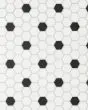 Le Cafe Design 3 Matte Glazed Porcelain 1"x1" Mosaic Deco Tile