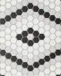 Le Cafe Design 7 Matte Glazed Porcelain 1"x1" Mosaic Deco Tile