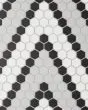 Le Cafe Design 8 Matte Glazed Porcelain 1"x1" Mosaic Deco Tile