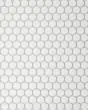 Le Cafe White Matte Porcelain 3/4" Penny Round Mosaic Tile