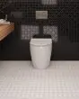 Le Cafe White Porcelain Octagon Mosaic Tile Octagon Mosaic Tile