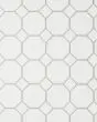 Le Cafe White Matte Porcelain Octagon Mosaic Tile