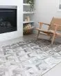 Maddox MAD-05 Silver/Ivory Area Rug