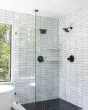 Makoto Kuroi Black Glazed Porcelain Tile 10"x11.5" Tile