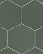 Makoto Midori Green Matte Glazed Porcelain 10"x11.5" Tile