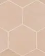 Makoto Momoiro Blush Matte Glazed Porcelain 10"x11.5" Tile