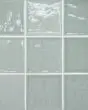 Marin Aloe Green Glossy Glazed Ceramic 4"x4" Wall Tile