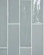 Marin Misty Blue Glossy Glazed Ceramic 2.5"x10" Wall Tile