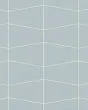 Marin Misty Blue Matte Porcelain Trapezoid Mosaic Tile