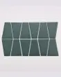 Marin Ocean Teal Trapezoid Mosaic Tile