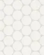 Marin Pearl White Matte Porcelain 2" Penny Mosaic Tile