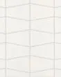 Marin Pearl White Matte Porcelain Trapezoid Mosaic Tile