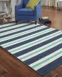 Meridian 5701b Blue/Ivory Area Rug