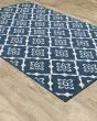 Meridian 5703b Navy/Ivory Area Rug