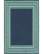 Meridian 9650b Navy/Green Area Rug