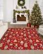 Merry & Bright MY29 Red Area Rug