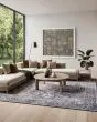 New Concept Washables SR101 Ivory Navy Area Rug