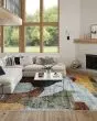 Nordic NRC18 Blue Multicolor Area Rug