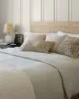Joshua PAR0006 Ivory/Grey 18''x18'' Pillow