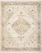 Pardis PRD02 Ivory Taupe 4'x6' Area Rug
