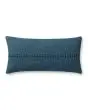 Harvey PCJ0018 Blue 12"x27" Lumbar Pillow
