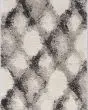 Phoenix 6961 Ivory Grey Diamonds Area Rug