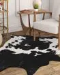 Prairie Hides Larvik Ivory-Black Area Rug