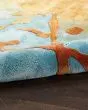 Prismatic PRS29 Gold/Multicolor Area Rug