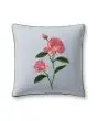 Garden Rose PRP0063 Blue/Multi 18" Pillow