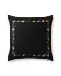 Curio Border PRP0064 Black/Multi 22" Pillow